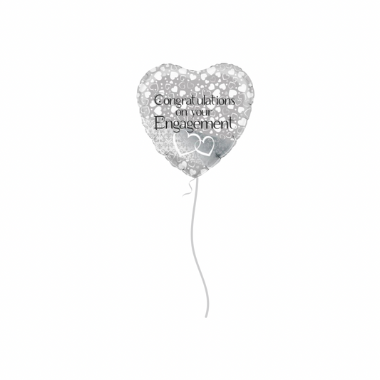 45cm Foil Engagement Helium Filled Balloon