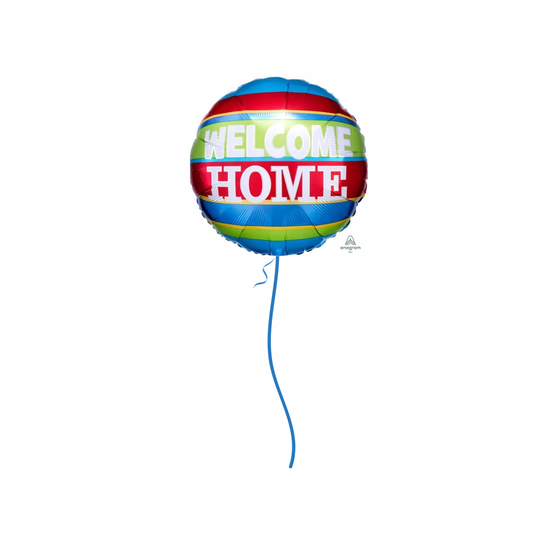 45cm Foil Welcome Home Helium Filled Balloon