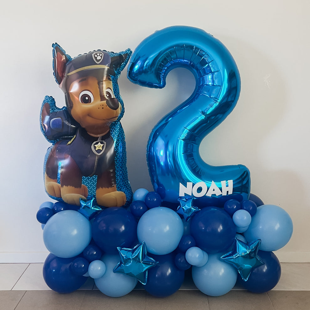 Chase Paw Patrol Air Filled Cluster Version 2 - Does Not Float – BALLOONS2U