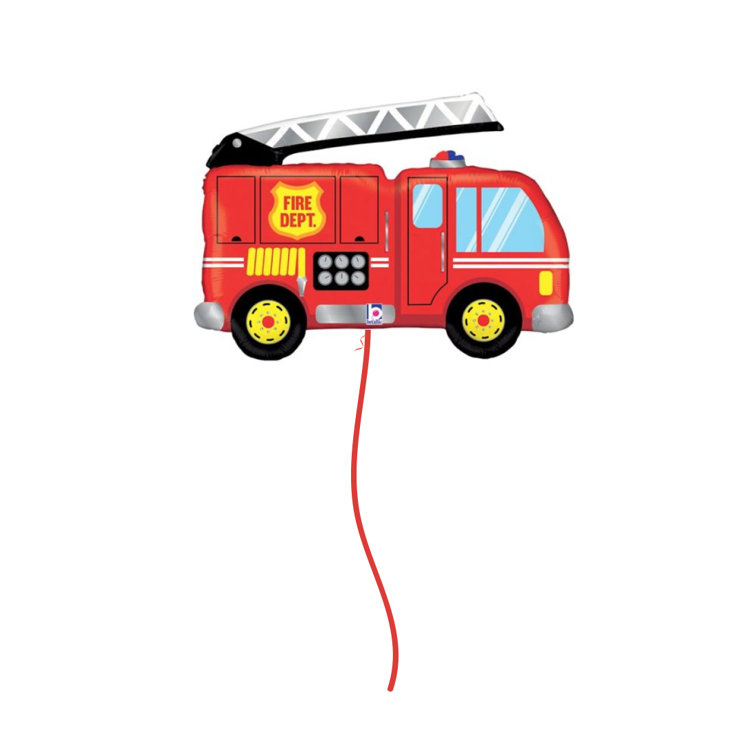 Fire Truck Helium Filled SuperShape