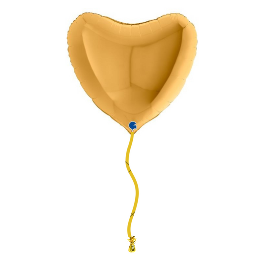 90cm Helium Filled Foil Heart Balloon