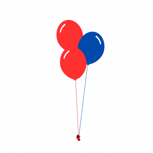 AFL: Melbourne Demons Arrangement of 3 Balloons