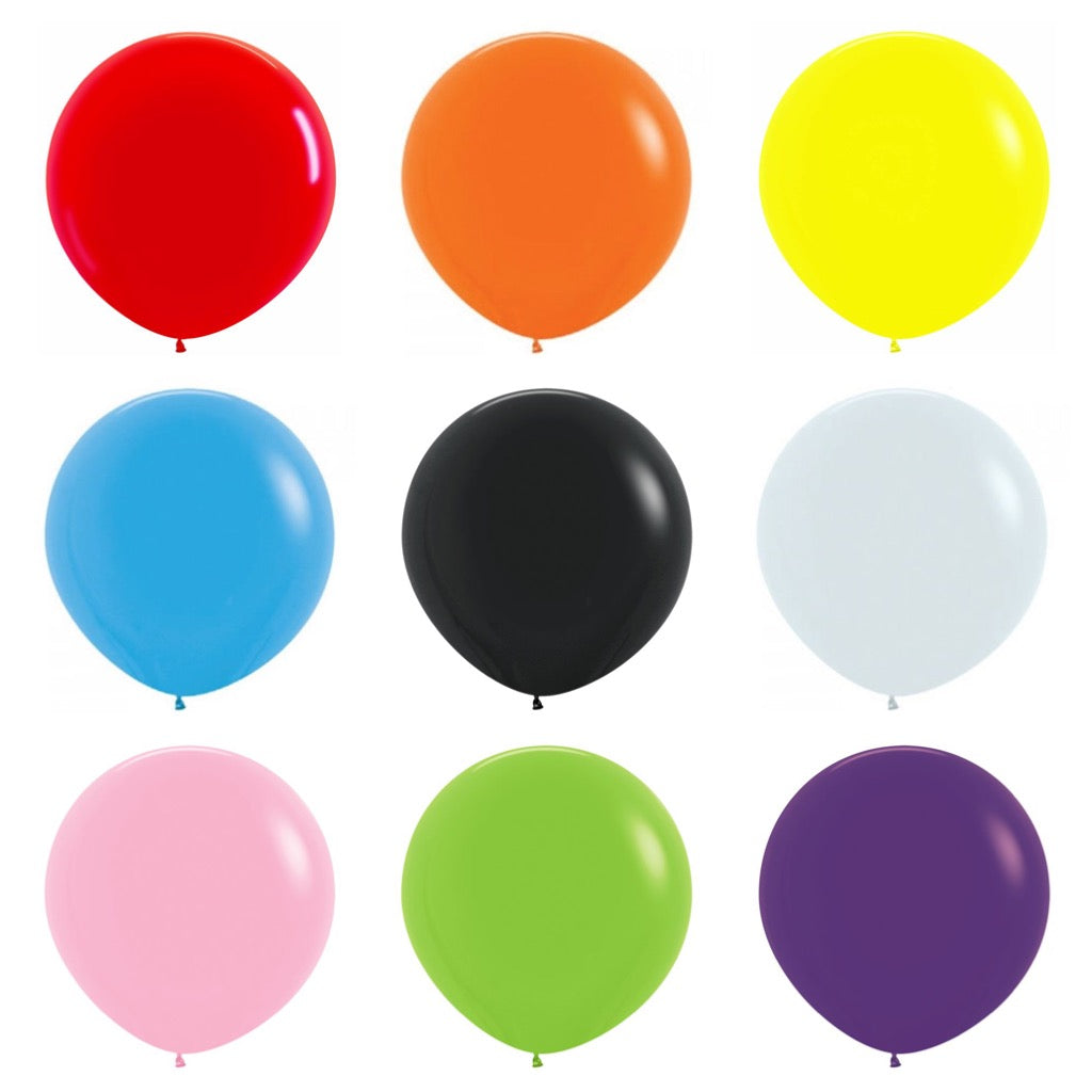 90cm Plain Helium Filled Balloon