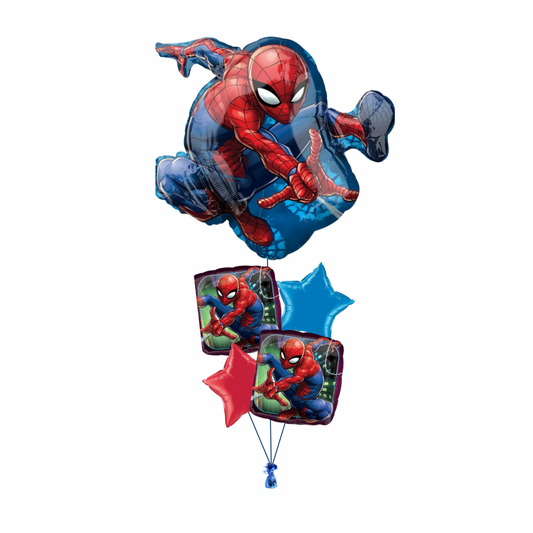 Spider Man Balloon Bouquet - Floor Length