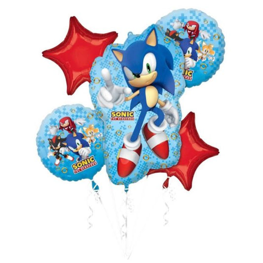 Sonic the Hedgehog Balloon Bouquet - Floor Length