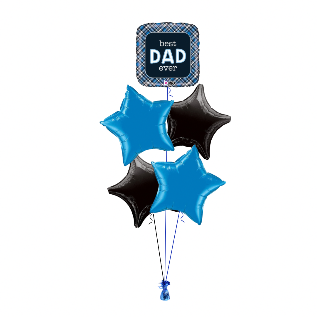 Best Dad Ever Balloon Bouquet