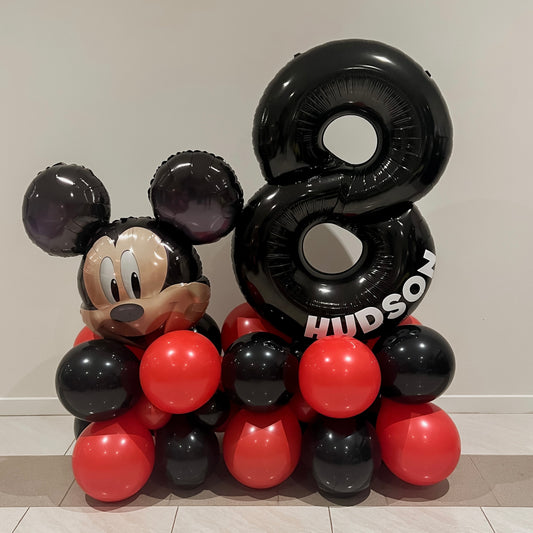 Mickey Mouse Air Filled Cluster - Does Not Float