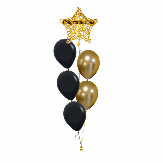 Congratulations Helium Filled Arrangement