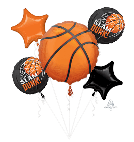 Basketball Balloon Bouquet