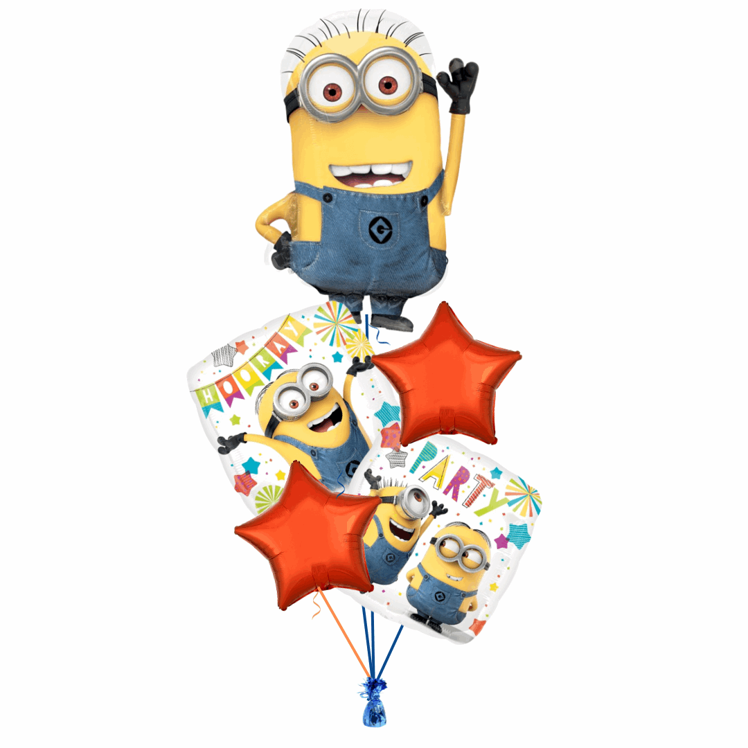 Despicable Me Minion Balloon Bouquet