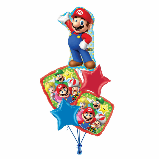 Super Mario Bros Balloon Bouquet