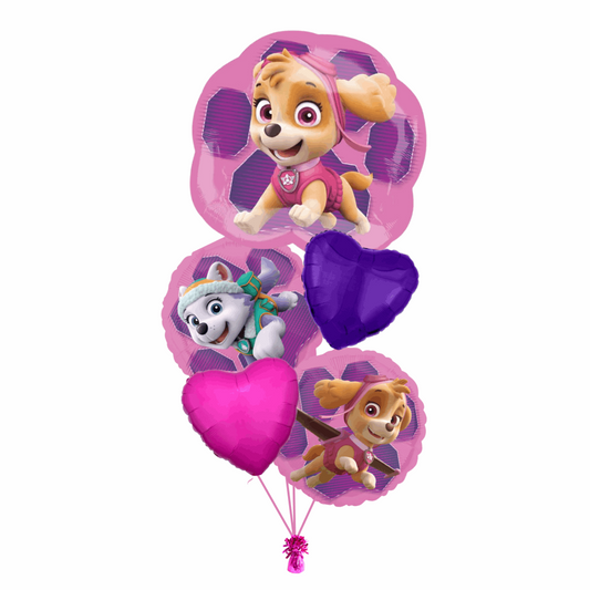 Paw Patrol Pink Balloon Bouquet