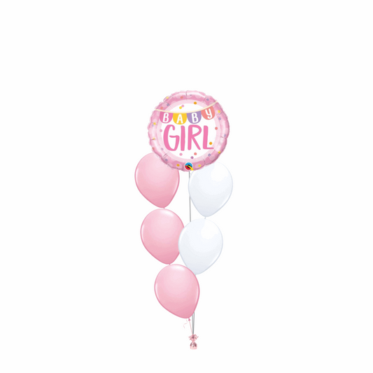 Baby Girl Helium Filled Arrangement